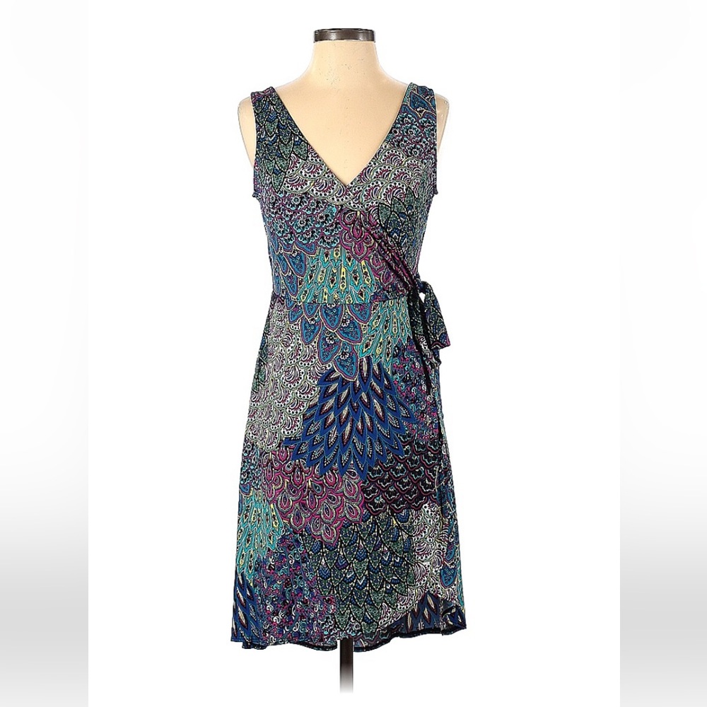 Printed Wrap Dress